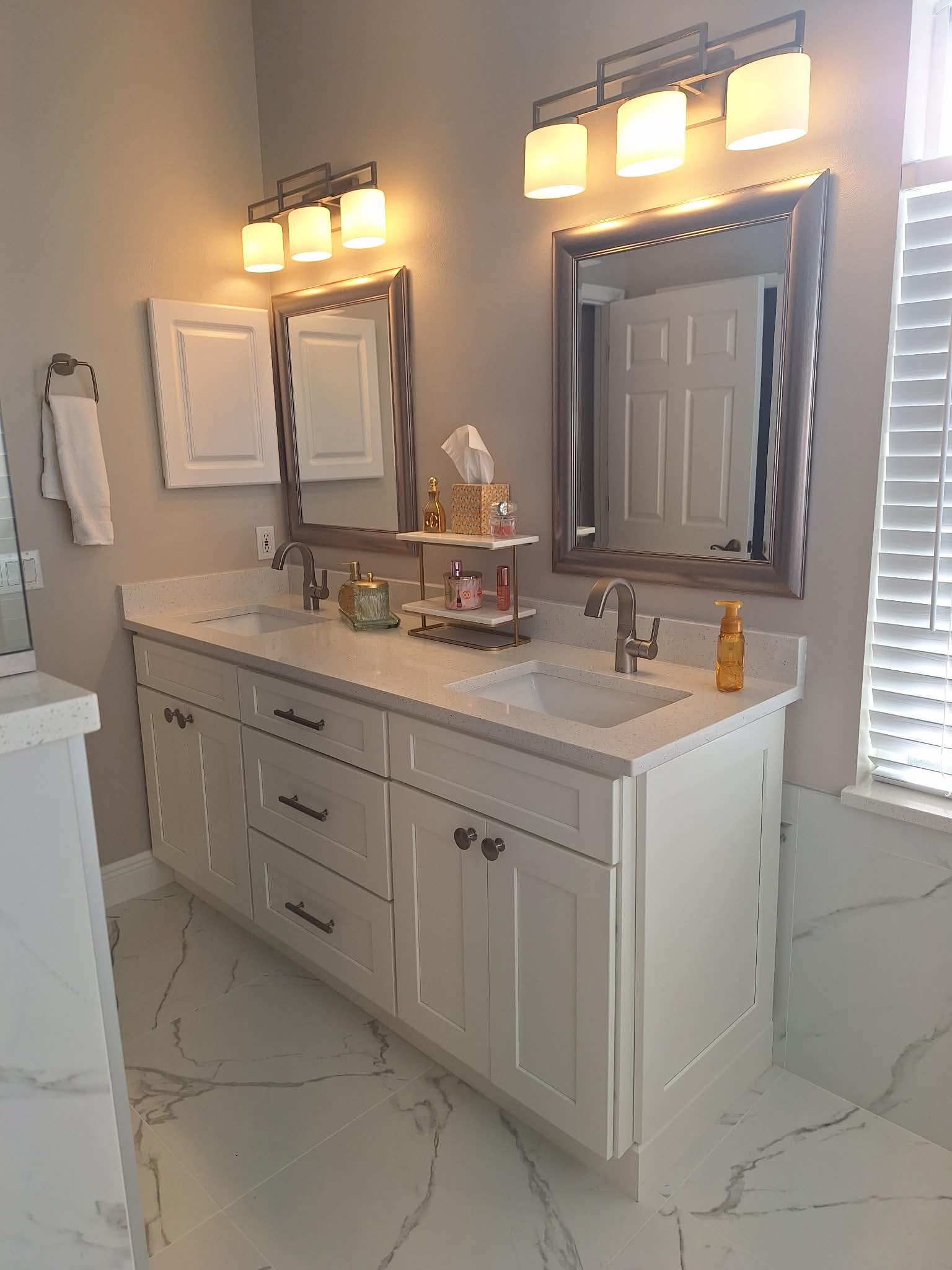 Modern bathroom remodel in Manatee County FL
